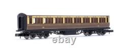 Graham Farish'n' Gauge Lot Of 4 Gwr Choc/cream Composite/brake Passenger Coach