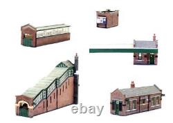 Graham Farish'n' Gauge Lot Of 5 Assorted'great Central' Model Buildings