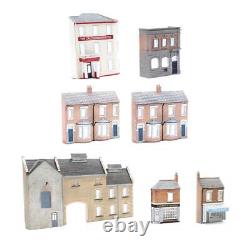 Graham Farish'n' Gauge Lot Of 7 Low Relief Shops/ Factories/ Houses/ Buildings