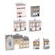 Graham Farish'n' Gauge Lot Of 7 Low Relief Shops/ Factories/ Houses/ Buildings