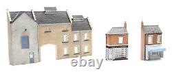 Graham Farish'n' Gauge Lot Of 7 Low Relief Shops/ Factories/ Houses/ Buildings