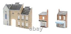 Graham Farish'n' Gauge Lot Of 7 Low Relief Shops/ Factories/ Houses/ Buildings