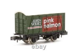 Graham Farish'n' Gauge Lot Of 9 Single/twin Vent/7 Plank/cement/brake Van Wagon