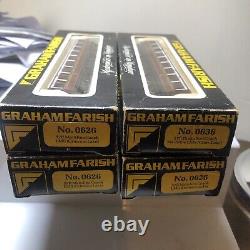 Graham Farish'n' Gauge Mainline Coaches. 0626/3-0636/1,4 Assorted Crimson Lake