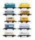 Graham Farish'n' Gauge Rake Of 10 Assorted Hopper/ Tank Wagons