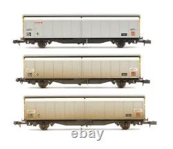 Graham Farish'n' Gauge Rake Of 3 373-602 & 373-602b Railfreight Grey Vga Wagons