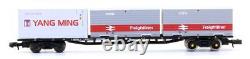 Graham Farish'n' Gauge Rake Of 3 63ft Container Wagons With Container Loads