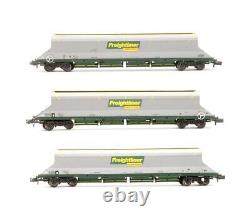 Graham Farish'n' Gauge Rake Of 3 Assorted Freightliner Grey Bogie Hopper Wagons