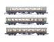 Graham Farish'n' Gauge Rake Of 3 Br Choc/crm Assorted Dining/ Corridor Coaches