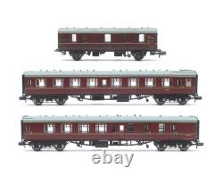 Graham Farish'n' Gauge Rake Of 3 Br Maroon Assorted Cct/ Passenger Coaches