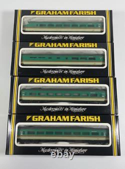 Graham Farish'n' Gauge Rake Of 4 374-325-400 Midland Mainline Mk3 75ft Coaches