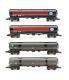 Graham Farish'n' Gauge Rake Of 4 Assorted 100t Fuel Tank Wagons Weathered