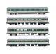 Graham Farish'n' Gauge Rake Of 4 Assorted First Great Western Mk2/3 Coaches