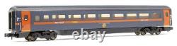 Graham Farish'n' Gauge Rake Of 4 Assorted Gner Orange And Blue Mk3 Coaches