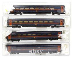 Graham Farish'n' Gauge Rake Of 4 Assorted Gner Orange And Blue Mk3 Coaches