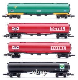 Graham Farish'n' Gauge Rake Of 4 Bp/total Tank Wagons