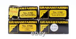 Graham Farish'n' Gauge Rake Of 4 Bp/total Tank Wagons