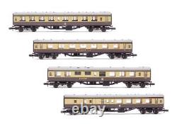 Graham Farish'n' Gauge Rake Of 4 Br Chocolate And Cream Mk1 Coaches