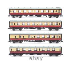 Graham Farish'n' Gauge Rake Of 4 Br Crimson/cream Assorted Corridor Coaches