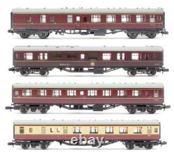 Graham Farish'n' Gauge Rake Of 4 Br Maroon / Crimson/cream Assorted Coaches