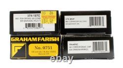 Graham Farish'n' Gauge Rake Of 4 Br Maroon / Crimson/cream Assorted Coaches