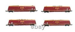 Graham Farish'n' Gauge Rake Of 4 Ews Hta Bulk Coal Hopper Wagons