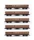 Graham Farish'n' Gauge Rake Of 5 Assorted Lner Teak Suburban Coaches