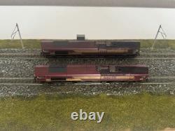 Graham Farish n gauge Class 66 098/111 DB Cargo Ex EWS Livery Both Motorised