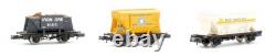 Graham Farish'n'gauge Rake Of 9 Assorted Cement & Hopper Wagons