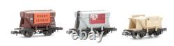 Graham Farish'n'gauge Rake Of 9 Assorted Cement & Hopper Wagons