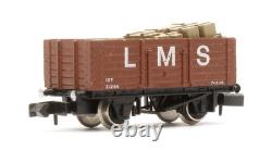 Graham Farish/peco'n' Gauge Lot Of 9 5/7 Plank/salt/vent/brake/container Wagons