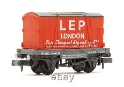 Graham Farish/peco'n' Gauge Lot Of 9 5/7 Plank/salt/vent/brake/container Wagons