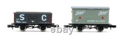 Graham Farish/peco'n' Gauge Rake Of 15 Assorted 2x Coaches & 13x Wagons
