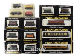 Graham Farish/peco'n' Gauge Rake Of 15 Assorted 2x Coaches & 13x Wagons