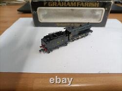 Graham farish lms 9520 black class 7f locomotive loco n gauge