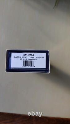 Graham farish n gauge locomotive. 371-253A class50 diesel BR blue glorious