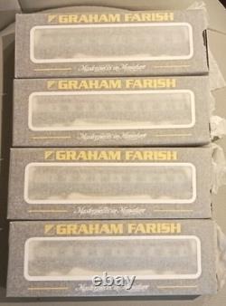 Job Lot 4xGraham Farish N Gauge 374-055A MK1 SK Second Corridor Coach Blue/Grey