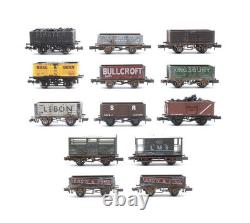 Lima/ Farish/ Peco'n' Gauge Rake Of 13 Assorted Goods Wagons Weathered