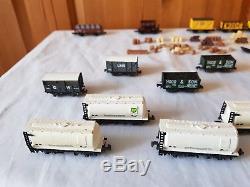 Lima/Peco/Roco/Trix/Graham Farish N gauge tankers freight wagons x 29 job lot