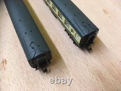 Lot. 874B. N GAUGE FARISH 374-994 SET OF BR MK1 WEST HIGHLAND COACHES. #75#