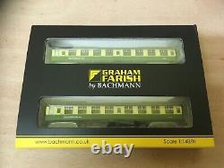 Lot. 875B. N GAUGE FARISH 374-994 SET OF BR MK1 WEST HIGHLAND COACHES. #75#