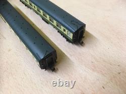 Lot. 876B. N GAUGE FARISH 374-993 SET OF BR MK1 WEST HIGHLAND COACHES. #75#