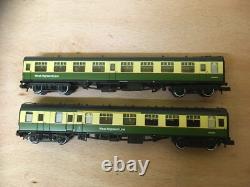 Lot. 876B. N GAUGE FARISH 374-993 SET OF BR MK1 WEST HIGHLAND COACHES. #75#