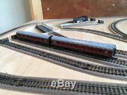 Model railway layout N-gauge based on Graham Farish set