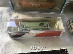 N GAUGE LARGE LOT OF 20x VARIOUS CONTINENTAL ROLLING STOCK SOME CASED ETC