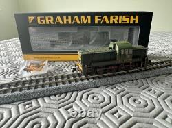 N Gauge Class 14 D9523 BR Green Wasp Stripes Weathered Graham Farish 372-951