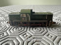N Gauge Class 14 D9523 BR Green Wasp Stripes Weathered Graham Farish 372-951