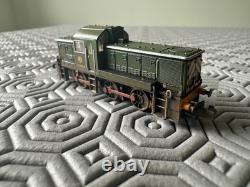 N Gauge Class 14 D9523 BR Green Wasp Stripes Weathered Graham Farish 372-951
