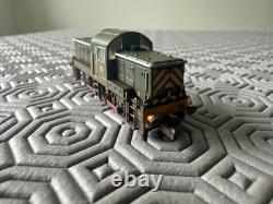 N Gauge Class 14 D9523 BR Green Wasp Stripes Weathered Graham Farish 372-951