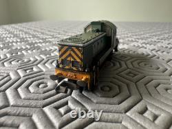 N Gauge Class 14 D9523 BR Green Wasp Stripes Weathered Graham Farish 372-951